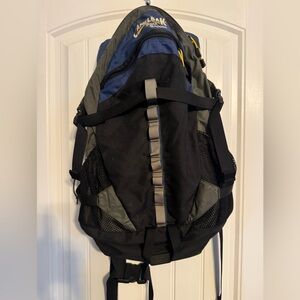 Black and Blue Camelbak Backpack